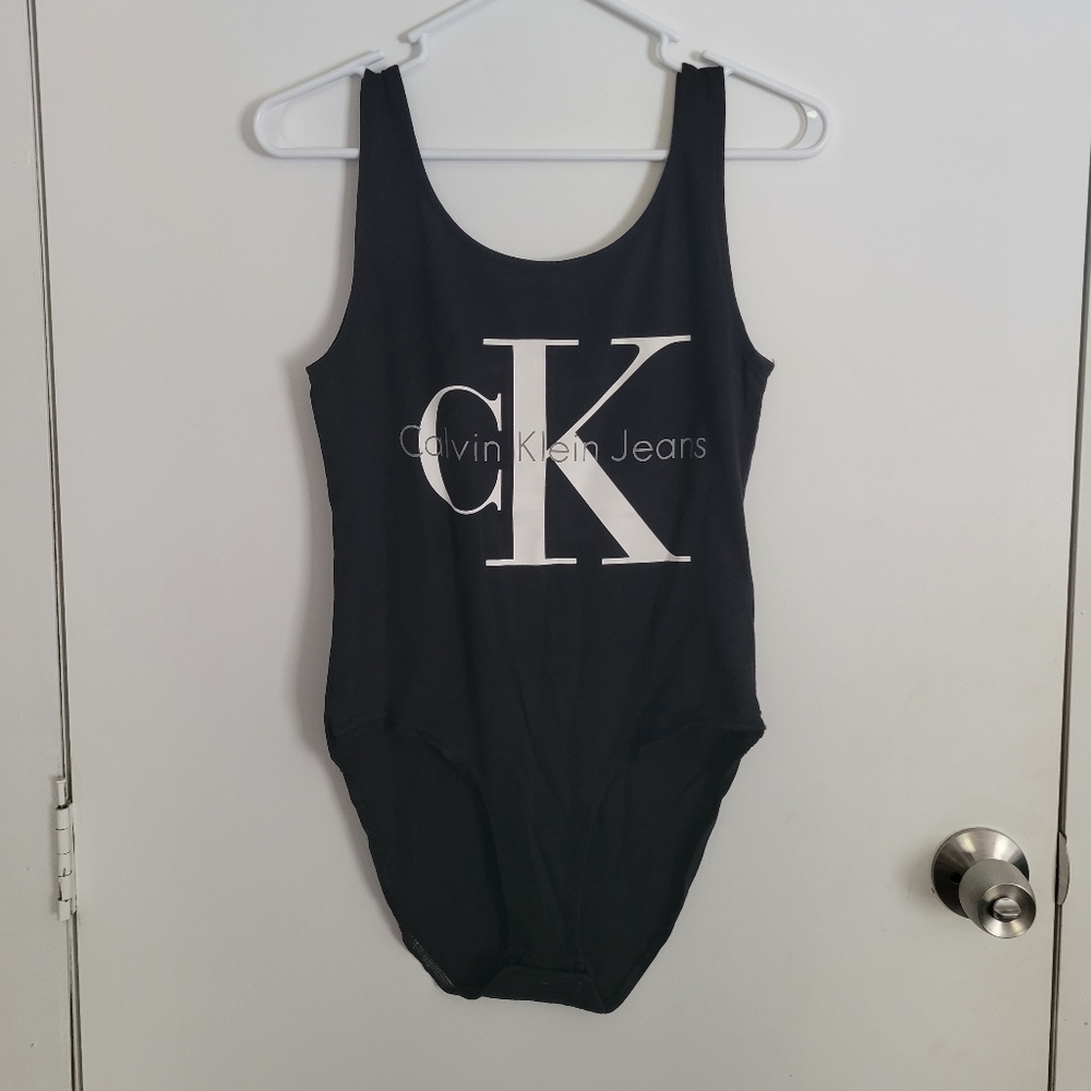 Calvin Klein CK logo bodysuit